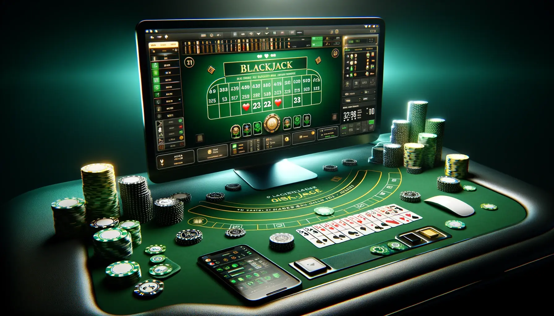 Blackjack på Mr green casino